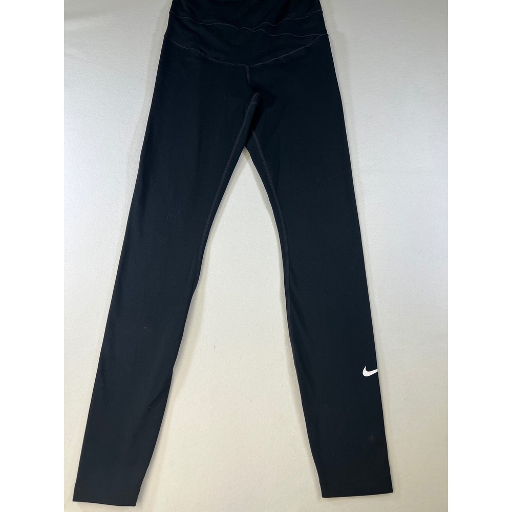 Nike Dri-FIT High Waisted Leggings Black Tall Size Medium DH1587-010